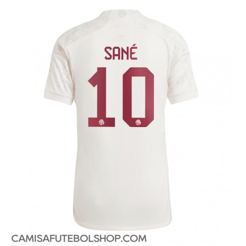 Camisa de time de futebol Bayern Munich Leroy Sane #10 Replicas 3º Equipamento 2023-24 Manga Curta